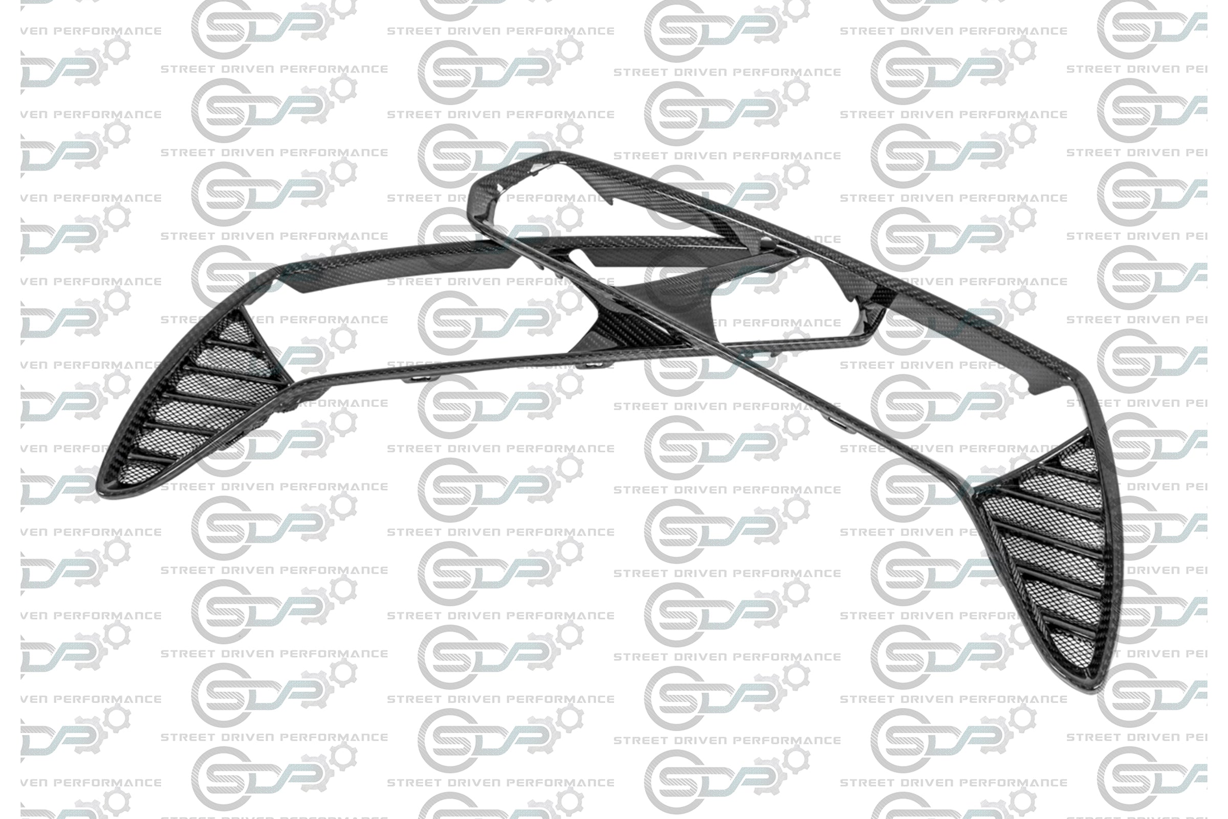 C7 - Corvette - Carbon Fiber Rear Tail Light Trim (Pair) - all models